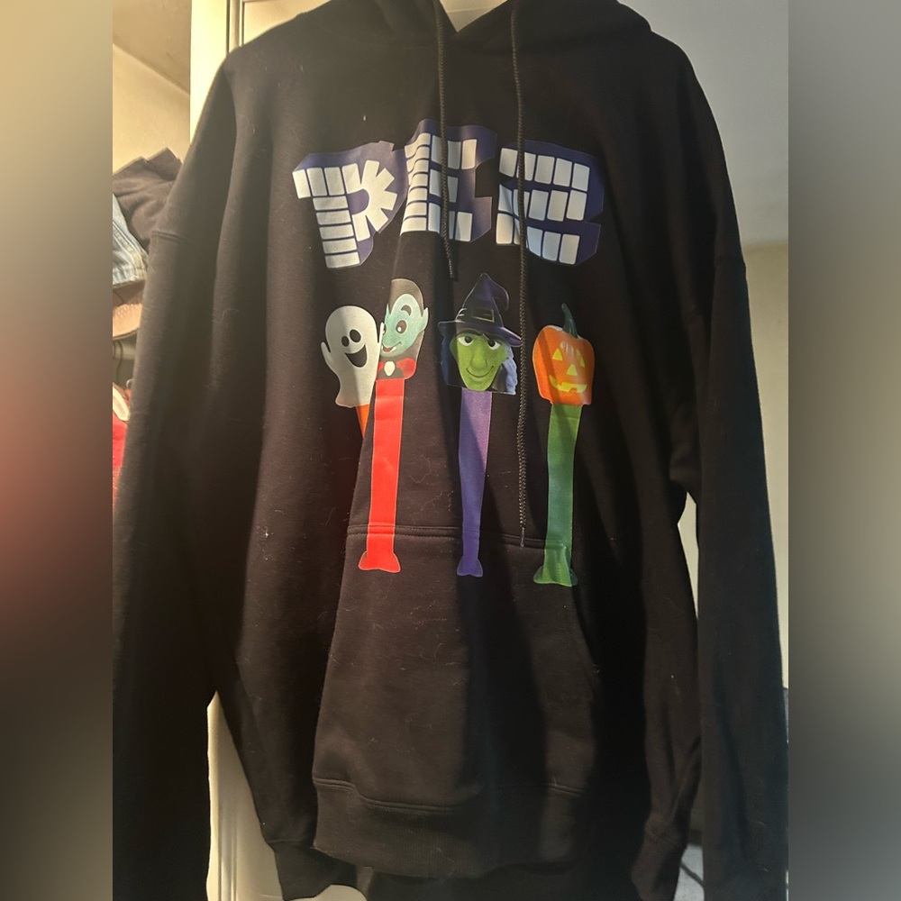 Black Graphic Hoodie